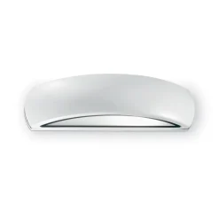 Applique Da Esterno-Ideal Lux Giove ap1 applique curvo per esterni ip54 bianco luce sopra sotto