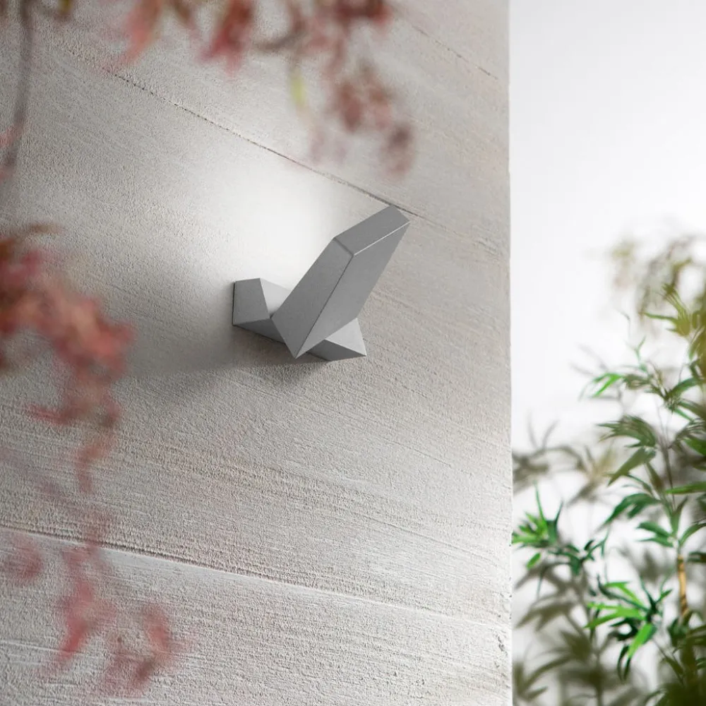 Applique Da Esterno-Perenz Illuminazione Giro perenz applique per esterno grigio cemento ip54 orientabile led 3000k