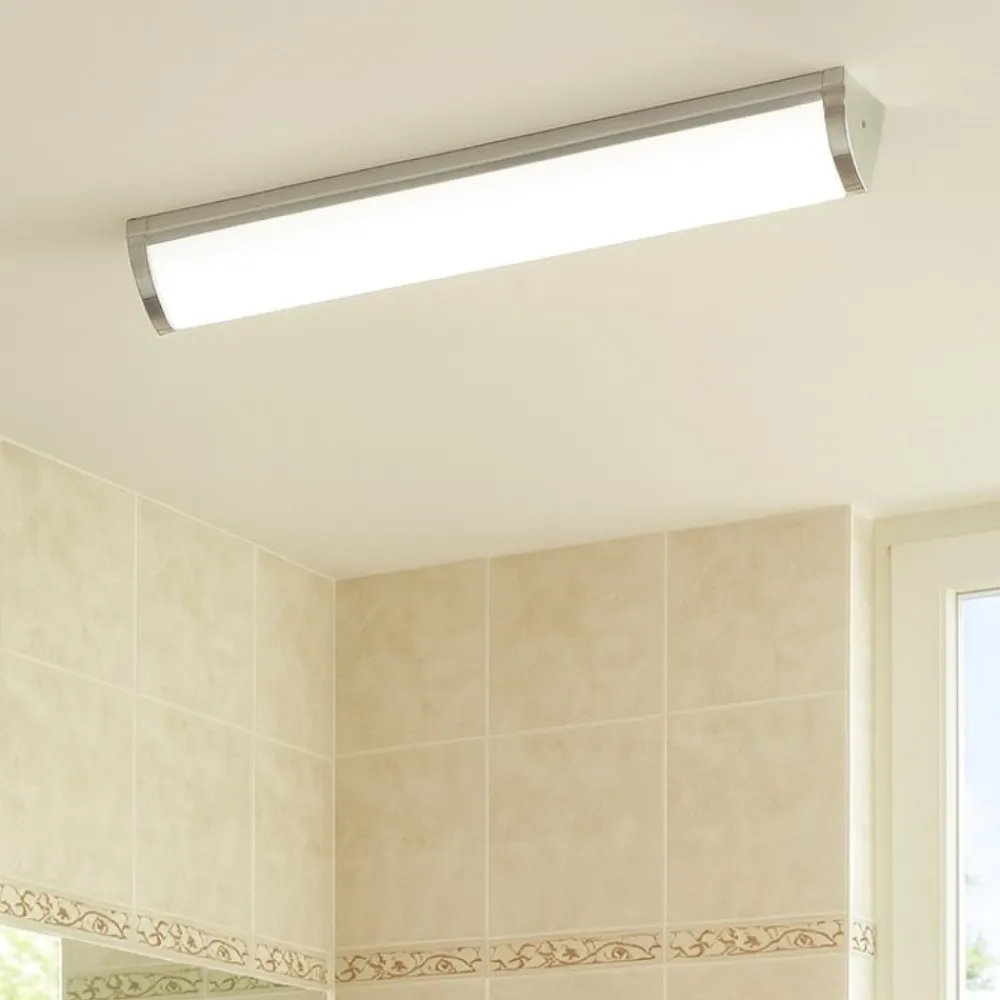 Plafoniere Bagno-Eglo Gita plafoniera da bagno cromo led 16w 4000k ip44