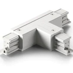 Illuminazione A Binario-Gea Luce Giunto a t per connessione elettrica e meccanica binario trifase bianco