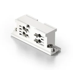 Illuminazione A Binario-Gea Luce Giunto lineare bianco per connessione elettrica meccanica binario trifase