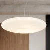Lampadari Moderni-Ideal Lux Glory sp5 d60 lampadario moderno per soggiorno vetro bianco 60cm