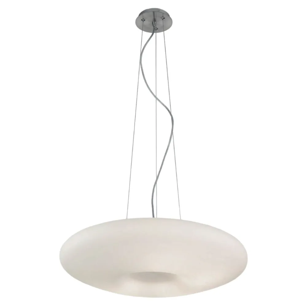 Lampadari Cucina-Ideal Lux Glory sp3 d40 lampadario per tavolo da pranzo bianco 40cm