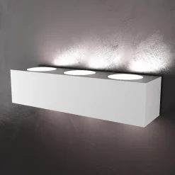 Applique Da Parete-Top Light Grande applique bianco moderna da parete rettangolare