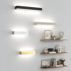 Applique Da Parete-Top Light Grande applique da parete moderna bios marrone