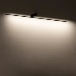 Applique Da Bagno-Selezionato da Mazzolaluce Grande applique nero 121cm per specchio da bagno ip44 led 15w 4000k