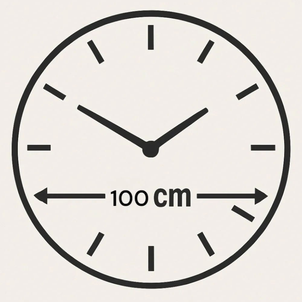 Orologi Da Parete Moderni-Selezionato da Mazzolaluce Grande orologio a parete design minimalista effetto specchio bronzo