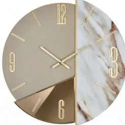 Orologi Da Parete Moderni-Selezionato da Mazzolaluce Grande orologio 80cm da parete rotondo moderno resina-legno-vetro