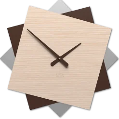 Orologi Da Parete Moderni-Selezionato da Mazzolaluce Grande orologio da muro 60cm rovere decape'
