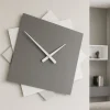 Orologi Da Parete Moderni-Selezionato da Mazzolaluce Grande orologio da muro moderno 60cm grigio quarzo