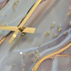 Orologi Da Parete Moderni-Selezionato da Mazzolaluce Grande orologio da parete 80cm luxy rotondo oro per soggiorno