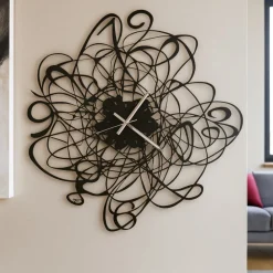 Orologi Da Parete Moderni-Selezionato da Mazzolaluce Grande orologio da parete 90cm nero