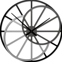 Orologi Da Parete Moderni-Selezionato da Mazzolaluce Grande orologio da parete moderno grigio quarzo