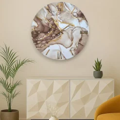Orologi Da Parete Moderni-Selezionato da Mazzolaluce Grande orologio elegance 80cm da muro per soggiorno moderno