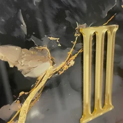 Orologi Da Parete Moderni-Selezionato da Mazzolaluce Grande orologio fume 97x50 da parete di grandi dimensioni