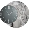 Orologi Da Parete Moderni-Selezionato da Mazzolaluce Grande orologio grey design da parete 80cm effetto marmo