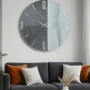 Orologi Da Parete Moderni-Selezionato da Mazzolaluce Grande orologio moderno da parete 80cm rotondo per soggiorno