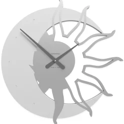 Orologi Da Parete Moderni-Selezionato da Mazzolaluce Grande orologio 60 moderno da parete legno bianco grigio