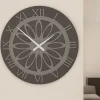 Orologi Da Parete Moderni-Selezionato da Mazzolaluce Grande orologio nero da parete 60 moderno