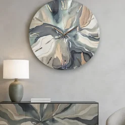 Orologi Da Parete Moderni-Selezionato da Mazzolaluce Grande orologio nuance 100cm da parete moderno per soggiorno