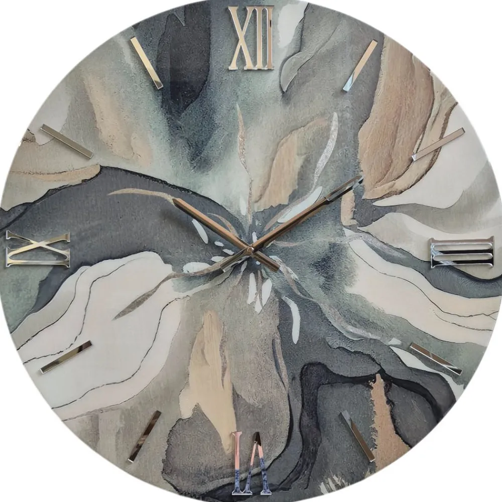 Orologi Da Parete Moderni-Selezionato da Mazzolaluce Grande orologio nuance 80cm da parete design moderno