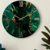 Orologi Da Parete Moderni-Selezionato da Mazzolaluce Grande orologio rubino 100cm da parete effetto marmo verde oro