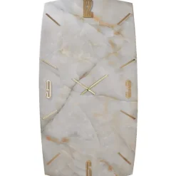 Orologi Da Parete Moderni-Selezionato da Mazzolaluce Grande orologio verticale da parete 150x80 resina effetto marmo