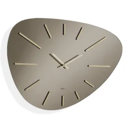 Orologi Da Parete Moderni-Selezionato da Mazzolaluce Grande orologio 60x90 da parete vetro bronzo design moderno