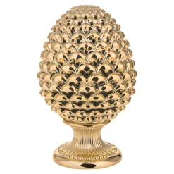 Soprammobili Moderni-Bongelli Preziosi Grande pigna da tavolo oro h35 ceramica