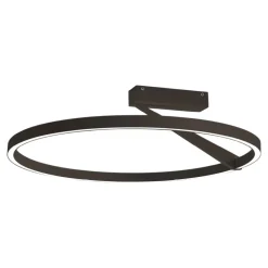 Plafoniere Moderne-Vivida International Grande plafoniera bronzo vivida meridiana led 44w 3000k 4000k