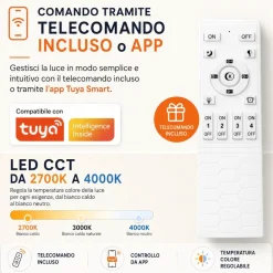 Plafoniere Moderne-Selezionato da Mazzolaluce Grande plafoniera 80 cm oro anello led 59w cct 2700k a 4000k dimmerabile telecomando app