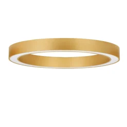 Plafoniere Moderne-Selezionato da Mazzolaluce Grande plafoniera 80 cm oro anello led 59w cct 2700k a 4000k dimmerabile telecomando app