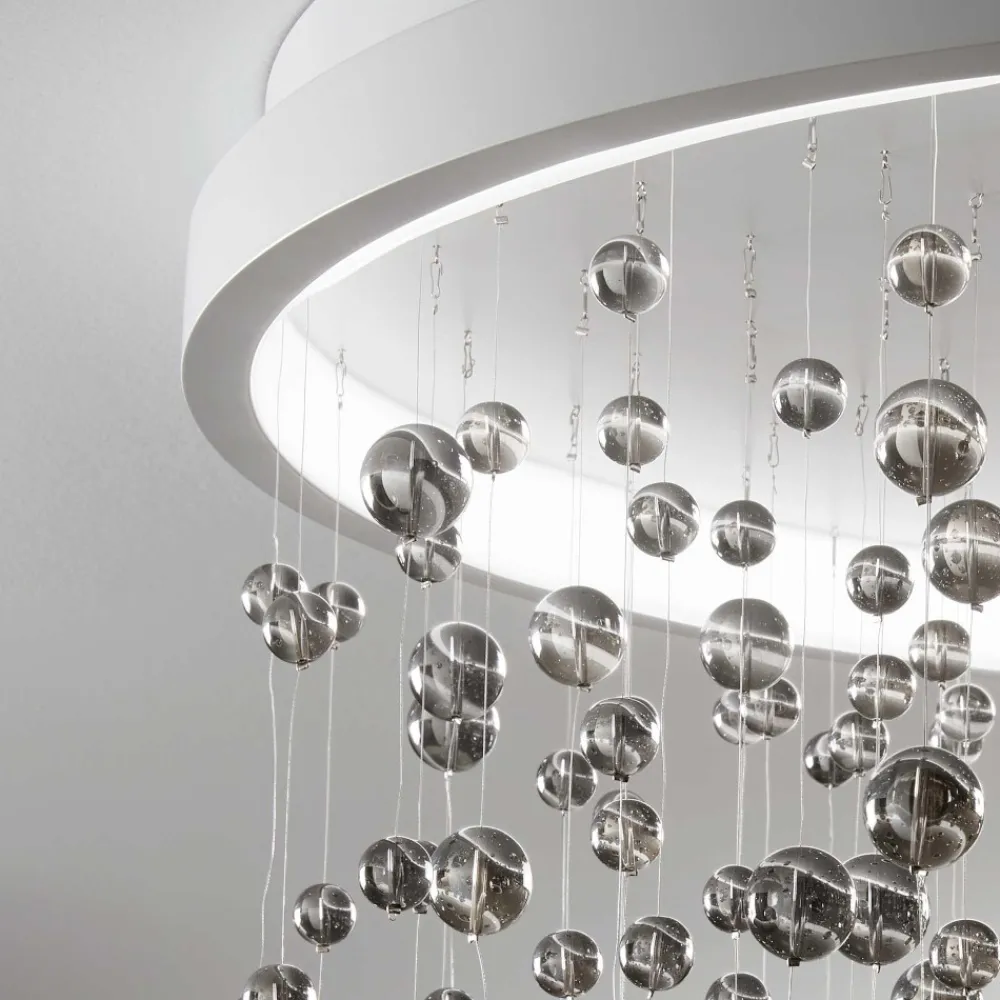 Plafoniere Moderne-Ideal Lux Grande plafoniera led armony pl d75 77w 3000k 75cm