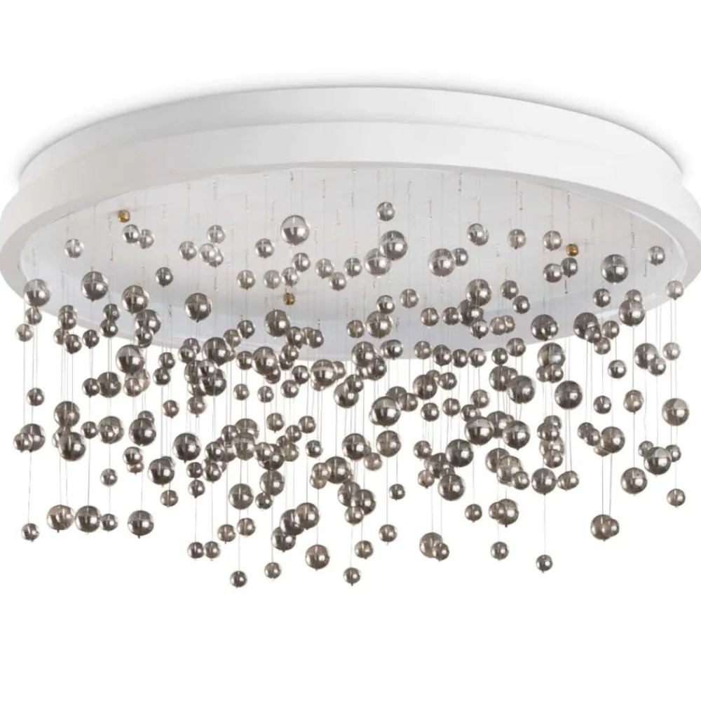 Plafoniere Moderne-Ideal Lux Grande plafoniera led armony pl d75 77w 3000k 75cm