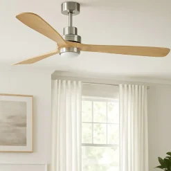 Ventilatori Da Soffitto-Selezionato da Mazzolaluce Grande ventilatore da soffitto pale legno con luce telecomando
