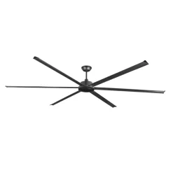 Ventilatori Da Soffitto-Selezionato da Mazzolaluce Grande ventilatore nero da soffitto a pale 39mq con telecomando