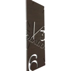 Orologi Da Parete Moderni-Selezionato da Mazzolaluce Greg orologio da parete moderno in legno wenge oak