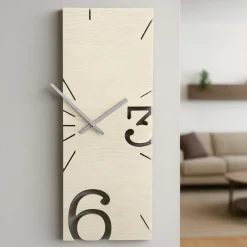 Orologi Da Parete Moderni-Selezionato da Mazzolaluce Greg orologio moderno da parete legno rovere sbiancato