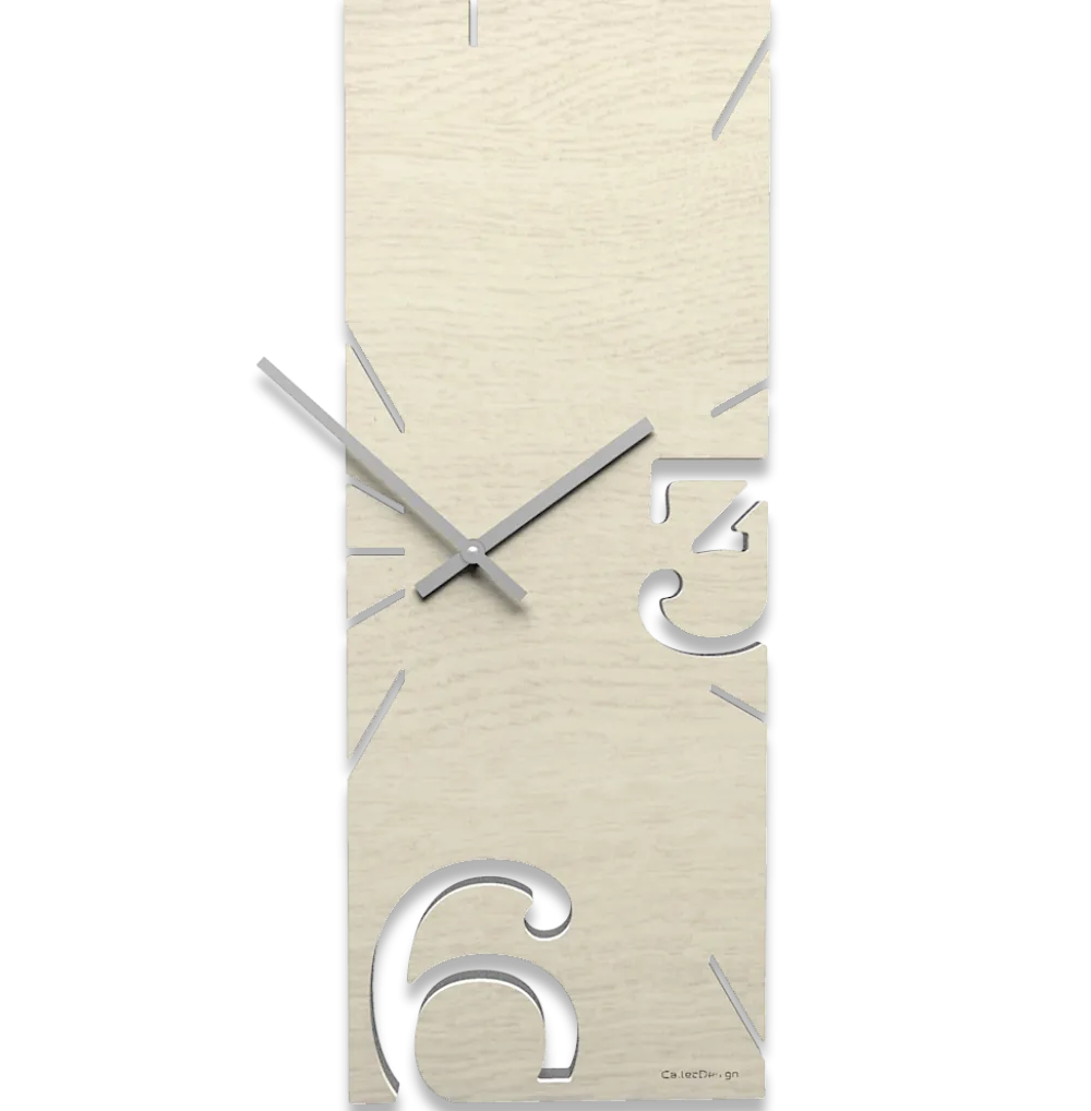 Orologi Da Parete Moderni-Selezionato da Mazzolaluce Greg orologio moderno da parete legno rovere sbiancato