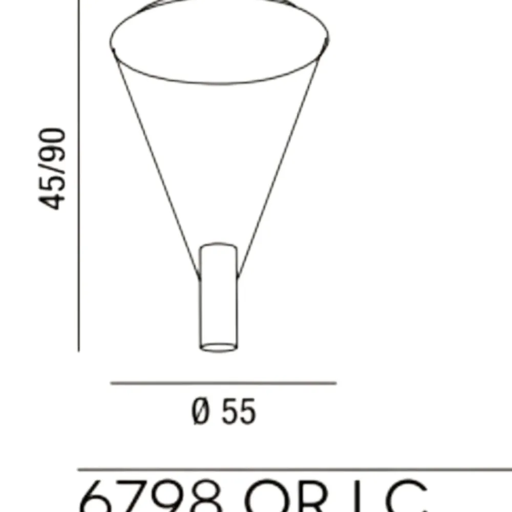Plafoniere Moderne-Perenz Illuminazione Hang plafoniera bianco cilindro oro bronzato led 36w 3000k