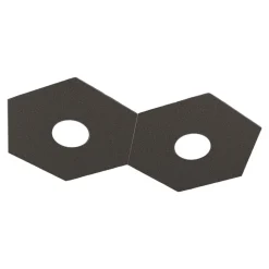 Plafoniere Moderne-Top Light Hexagon toplight plafoniera marrone esagonale moderna