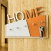 Mobili Ingresso Moderni-Selezionato da Mazzolaluce Home appendichiavi da parete moderno magnetico legno colore terracotta