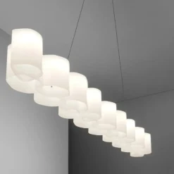 Lampadari Moderni-Stilnovo Honey lampadario moderno led per soggiorno bianco 35w 2700k