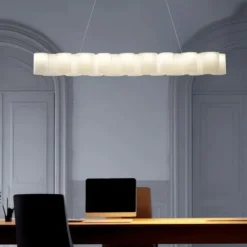 Lampadari Moderni-Stilnovo Honey lampadario moderno led per soggiorno bianco 35w 2700k