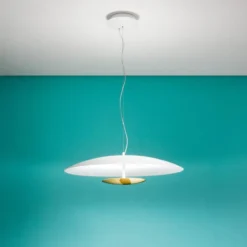 Lampadari Moderni-Linea Light Horizon lampadario moderno vetro oro led 3000k