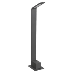 Lampioni Da Giardino-Ideal Lux agos pt h60 lampione da giardino led 7w 4000k ip54 antracite moderno