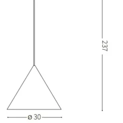 Lampade A Sospensione-Ideal Lux a-line sp1 d30 lampada a sospensione bianco per cucina