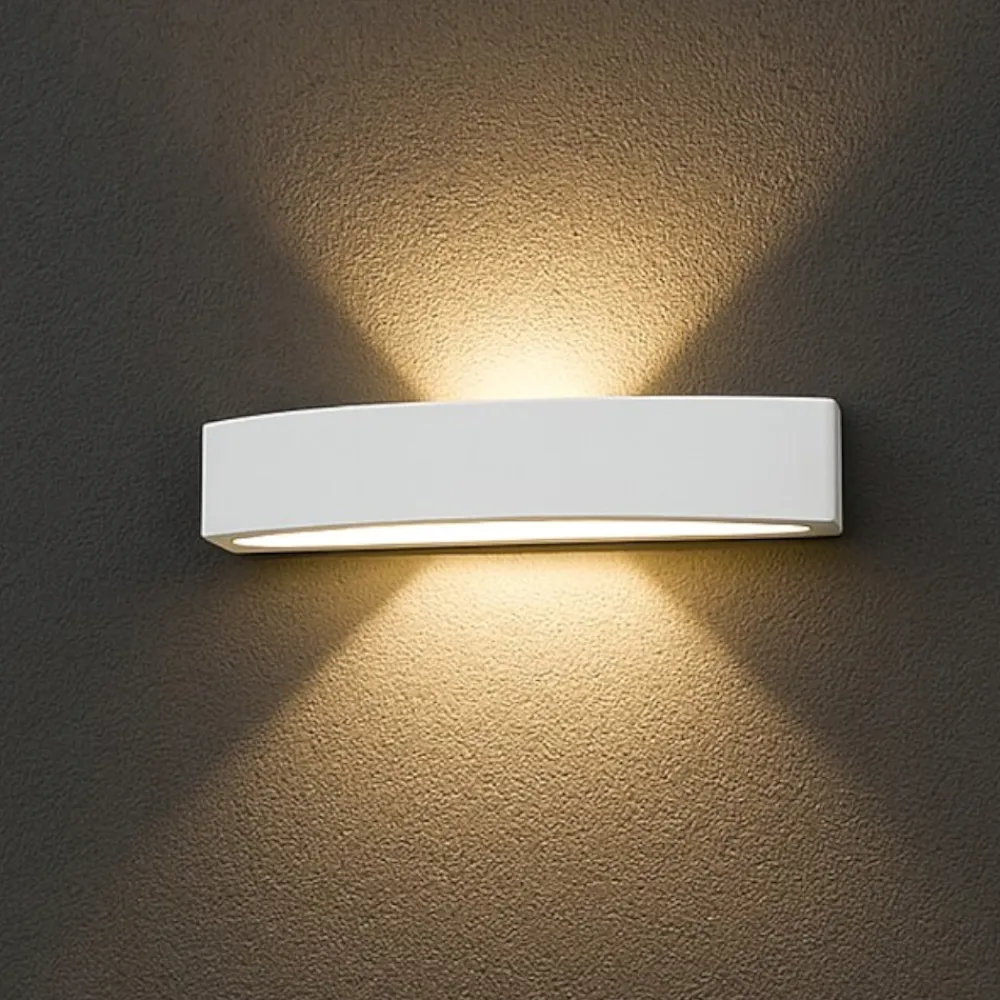 Applique Da Esterno-Ideal Lux andromeda ap2 bianco applique da esterno