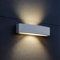Applique Da Esterno-Ideal Lux andromeda ap2 bianco applique da esterno