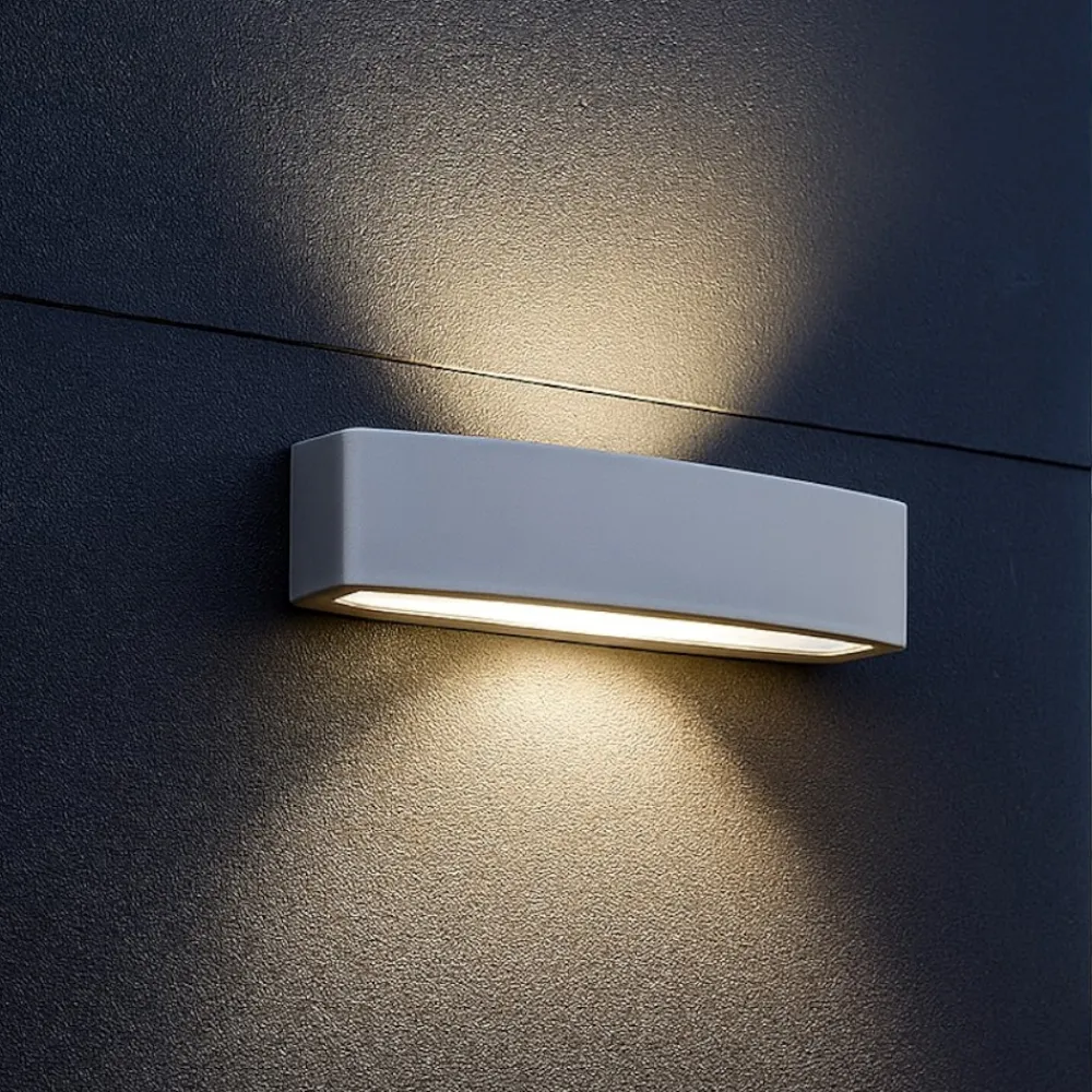 Applique Da Esterno-Ideal Lux andromeda ap2 bianco applique da esterno